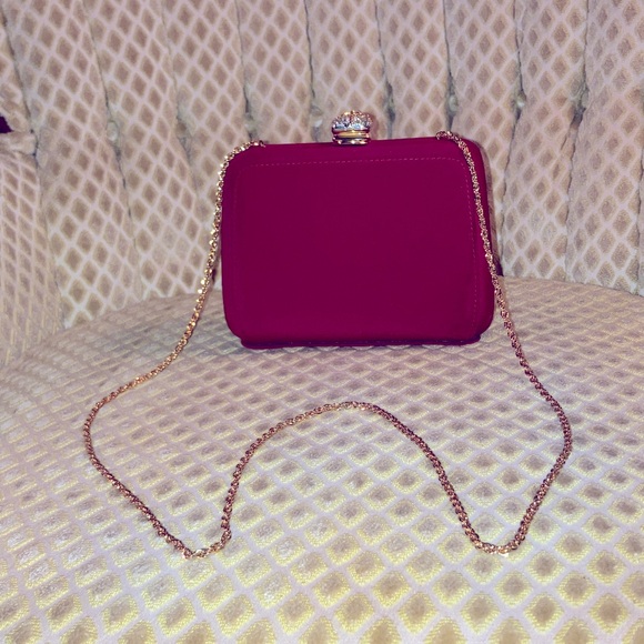 Kenneth Jay lane Red and Gold Gift Vintage Purse - Picture 1 of 7